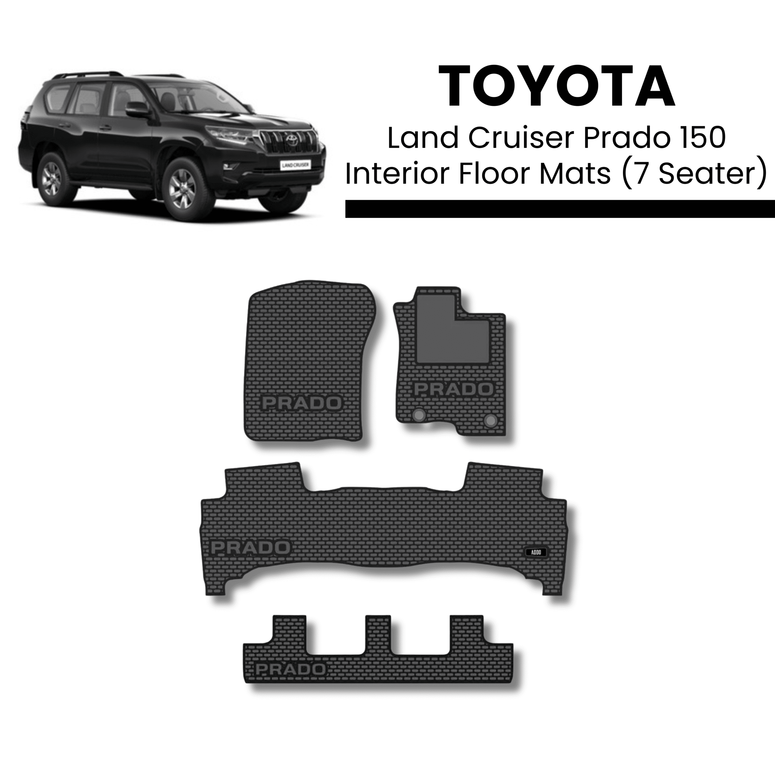 Toyota Land Cruiser Prado 150 Interior Set (7 Seater)