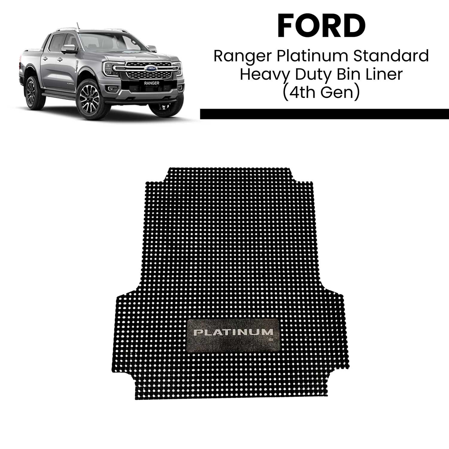Ford Ranger Platinum Standard Heavy Duty Bin Liner